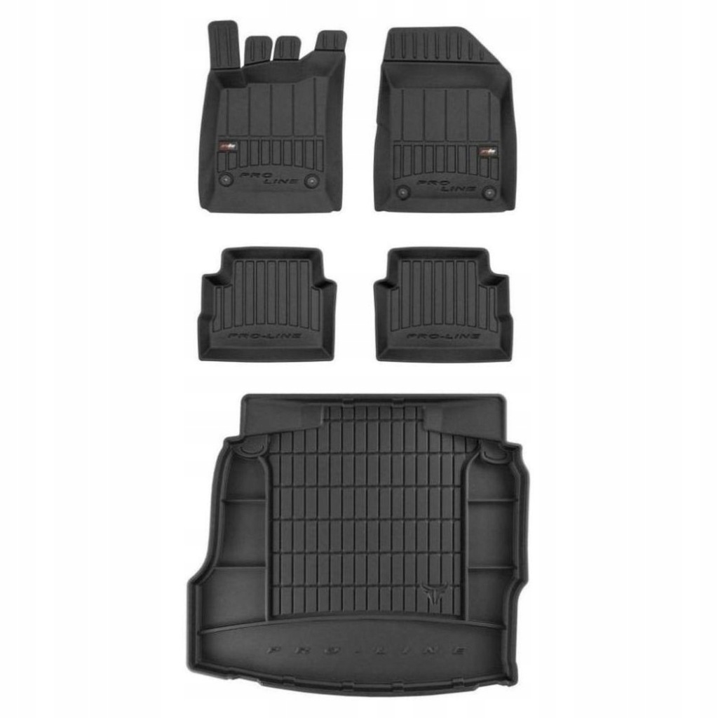 3D gumová sada koberců a rohožek Opel Vectra C 2002-2008 Sedan, bez regulace