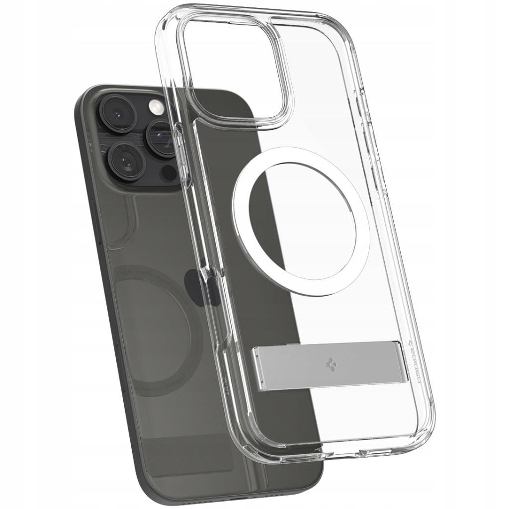 Pouzdro Spigen pro iPhone 16 Pro Max, kryt pro MagSafe, hybridní s podstavcem