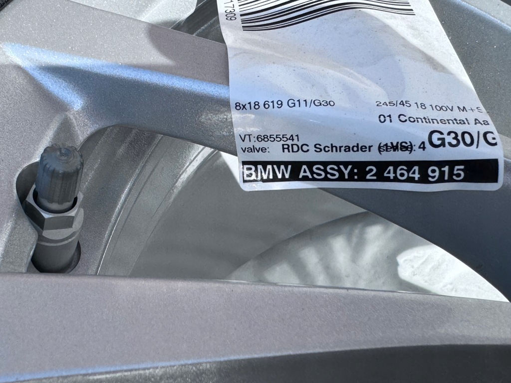Bmw 5 G30 G31 7 G11 Felgi Koła Zimowe 245/45R18 Continental WinterContact — zdjęcie 11
