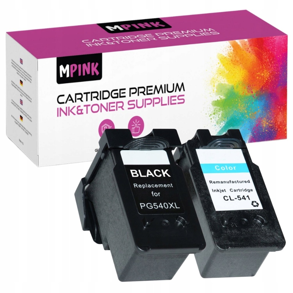 2x Inkousty pro Canon PG540 XL CL541XL MG2150 MX375 XL