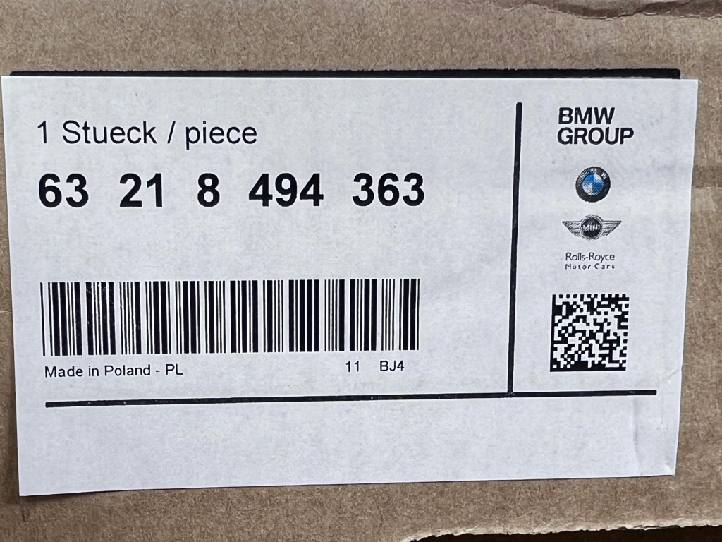 Bmw 2 U06 2022- Lampa Tylna Lewa Tył w Klapę Nowa 8494363 Oryginał — zdjęcie 6