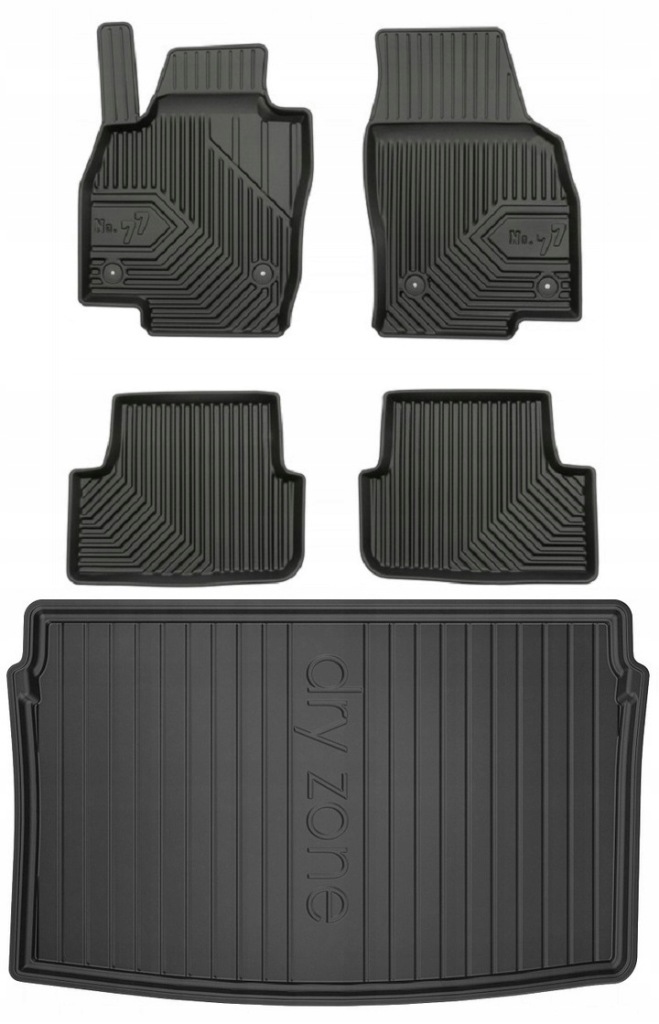 Set 77 Koberce a rohože Seat Ibiza 5 Hatchback od roku 2017- g