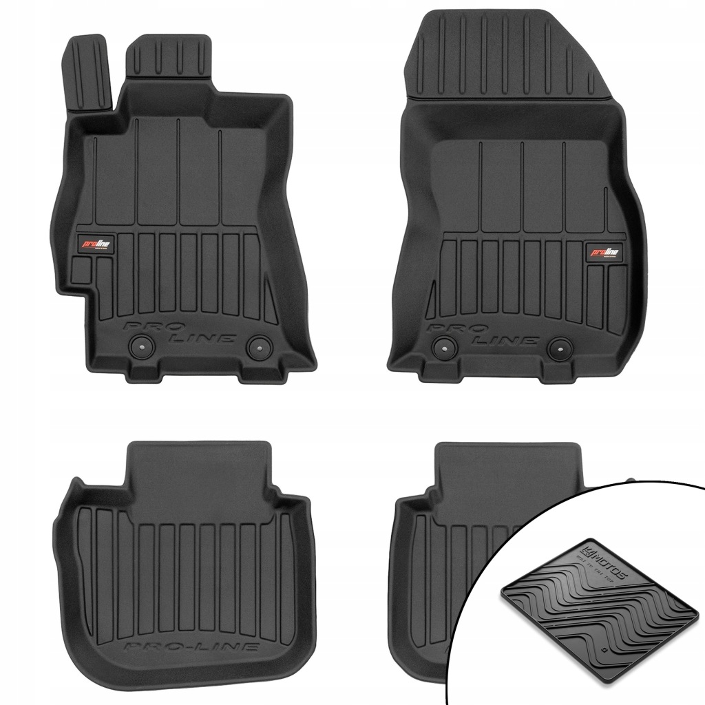 3D gumové koberce Subaru Legacy V 2009-2014 podložka bonus