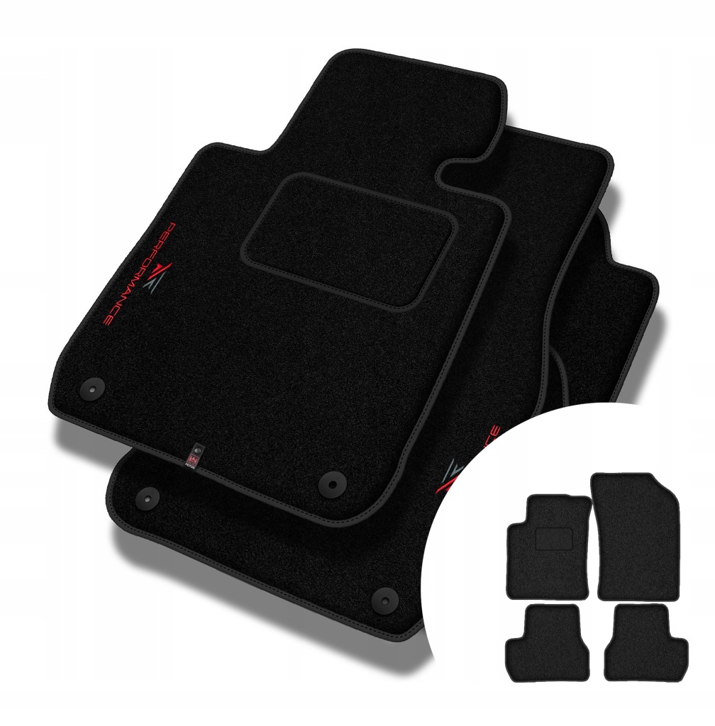 Velurové koberce Performance pro Citroen C3 II 2009-2016
