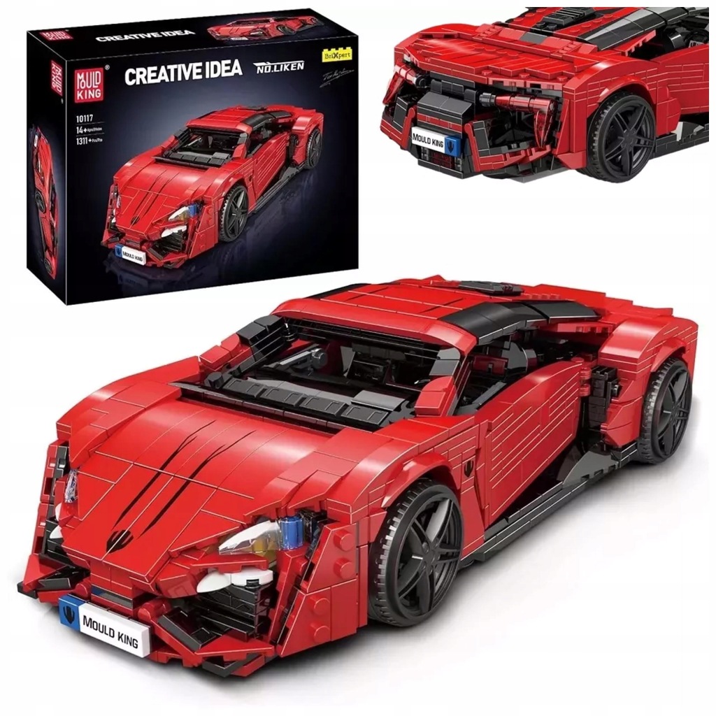 Stavebnice Mould King Auto Liken 29 Cm 1311 dílků jako Dárek