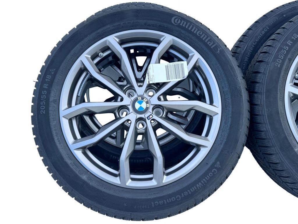 Bmw X1 F48 X2 F39 Felgi Koła Zimowe 205/55R18 Continental Winter Wyprzedaż — zdjęcie 2