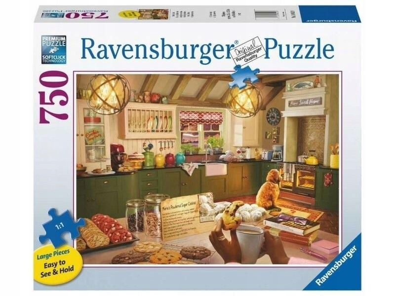 Vzdělávací Skládačka Sada Puzzle Puzzle 750-dílná Útulná Kuchyně