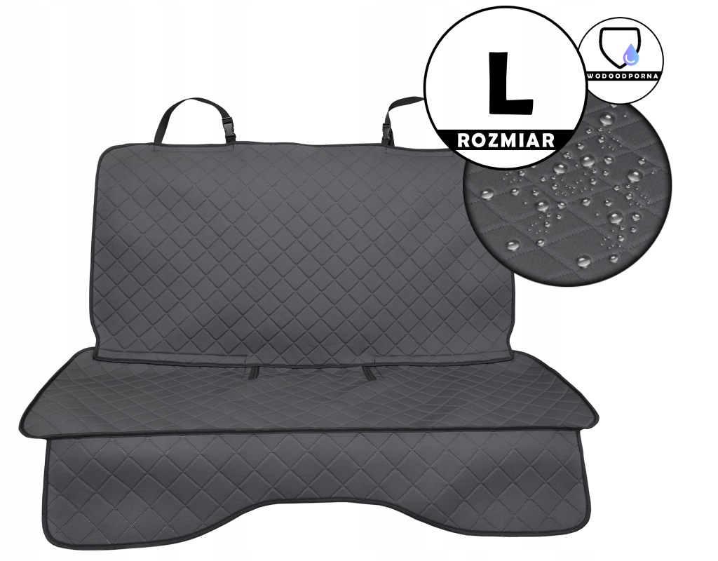 Podložka na zadní sedadlo Isofix je voděodolná