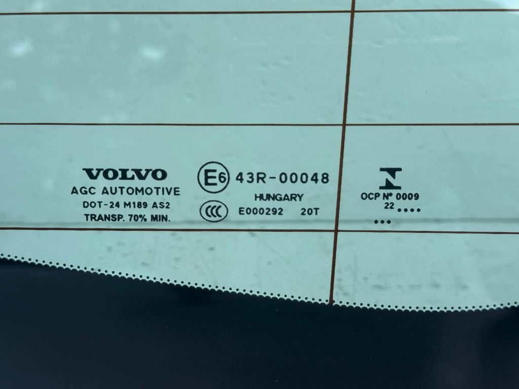 VOLVO V40 Szyba Tylna w Klapę AGC AUTOMOTIVE Nowa OE 32244815 — zdjęcie 4