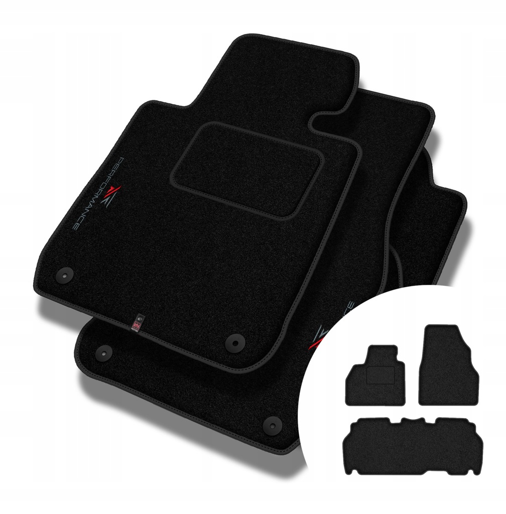 Velurové koberce Performance pro Renault Kangoo II 2007-2021
