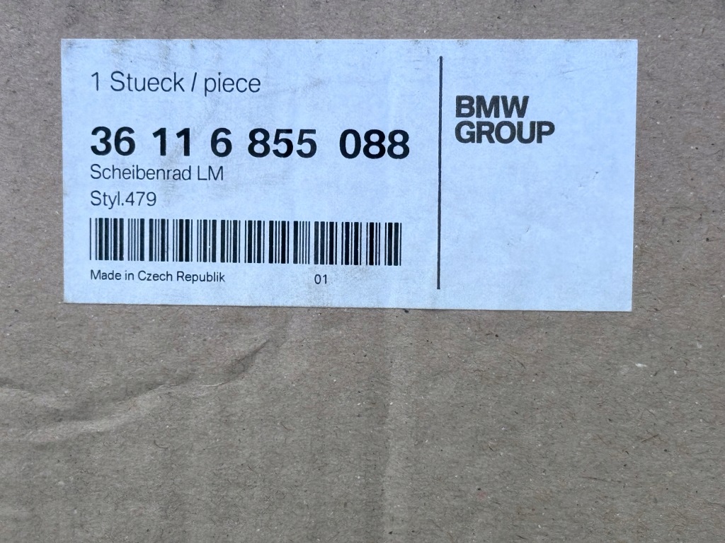 Bmw 2 F45 F46 felga 7.5jx17 ET54 6855088 Nowa Oryg — zdjęcie 7