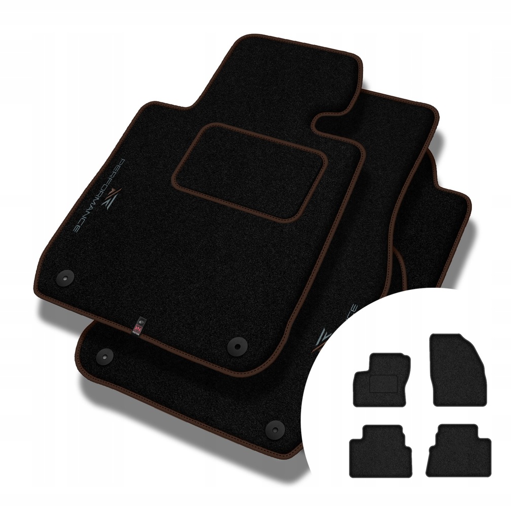 Velurové koberce Performance pro Ford Kuga I 2008-2012 4 stopky