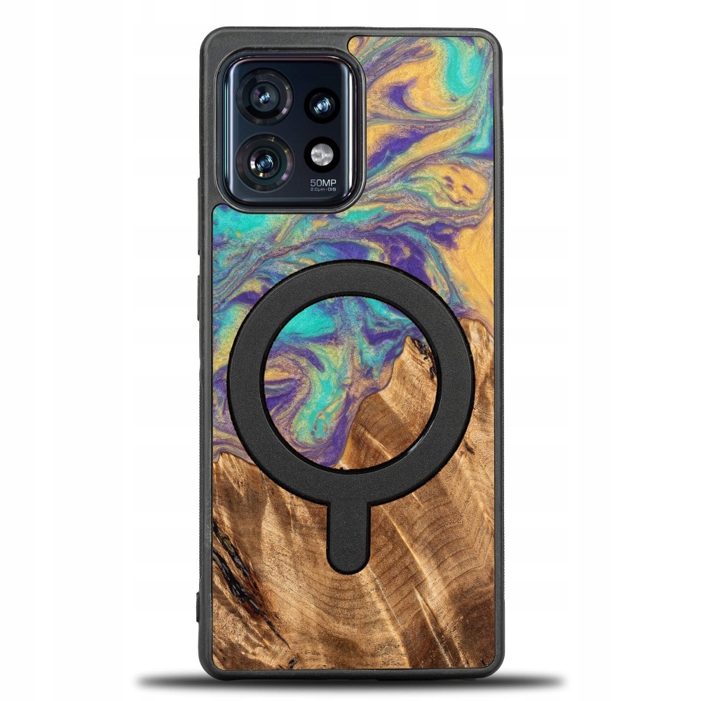 Pouzdro Bewood Unique pro Motorola Edge 40 Pro Planety Merkur s MagSafe