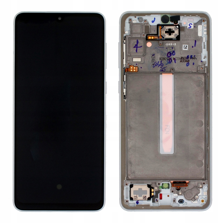 LCD displej Samsung A33 5G 2022 SM-A336 Bílý S Rámečkem