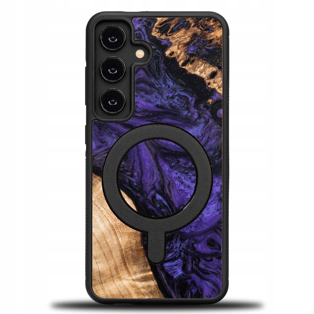 Pouzdro Bewood Unique pro Samsung Galaxy A55 5G Violet s MagSafe
