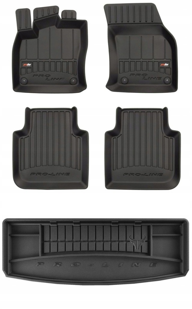 Set 3D gumové rohože Seat Tarraco od roku 2018