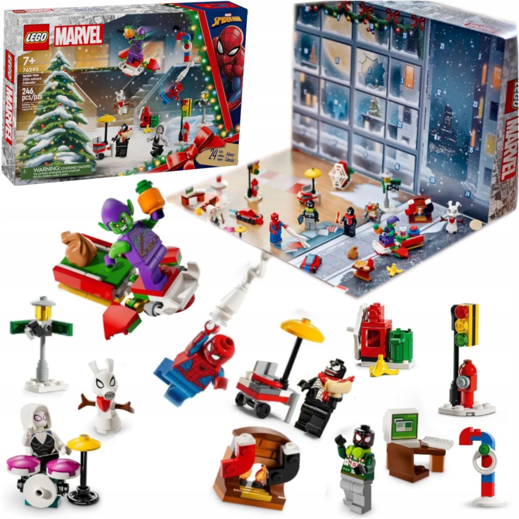 Lego Spiderman Marvel Adventní Kalendář Vydání 2024 XXL