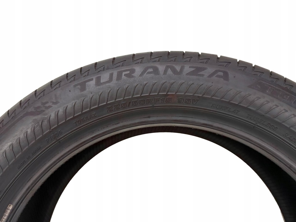 4 x Opony Letnie Bridgestone Turanza 225/50R18 95V RUNFLAT Demo — zdjęcie 7