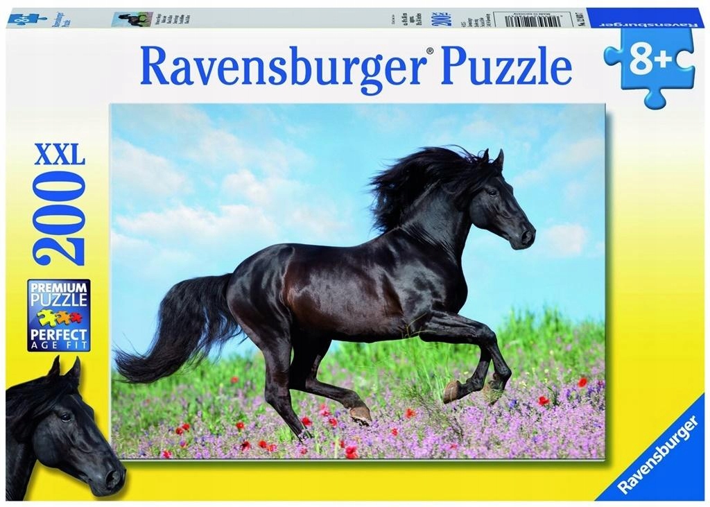 Relaxační Puzzle pro skládání Logická Hra Sada Puzzle Krása Koně