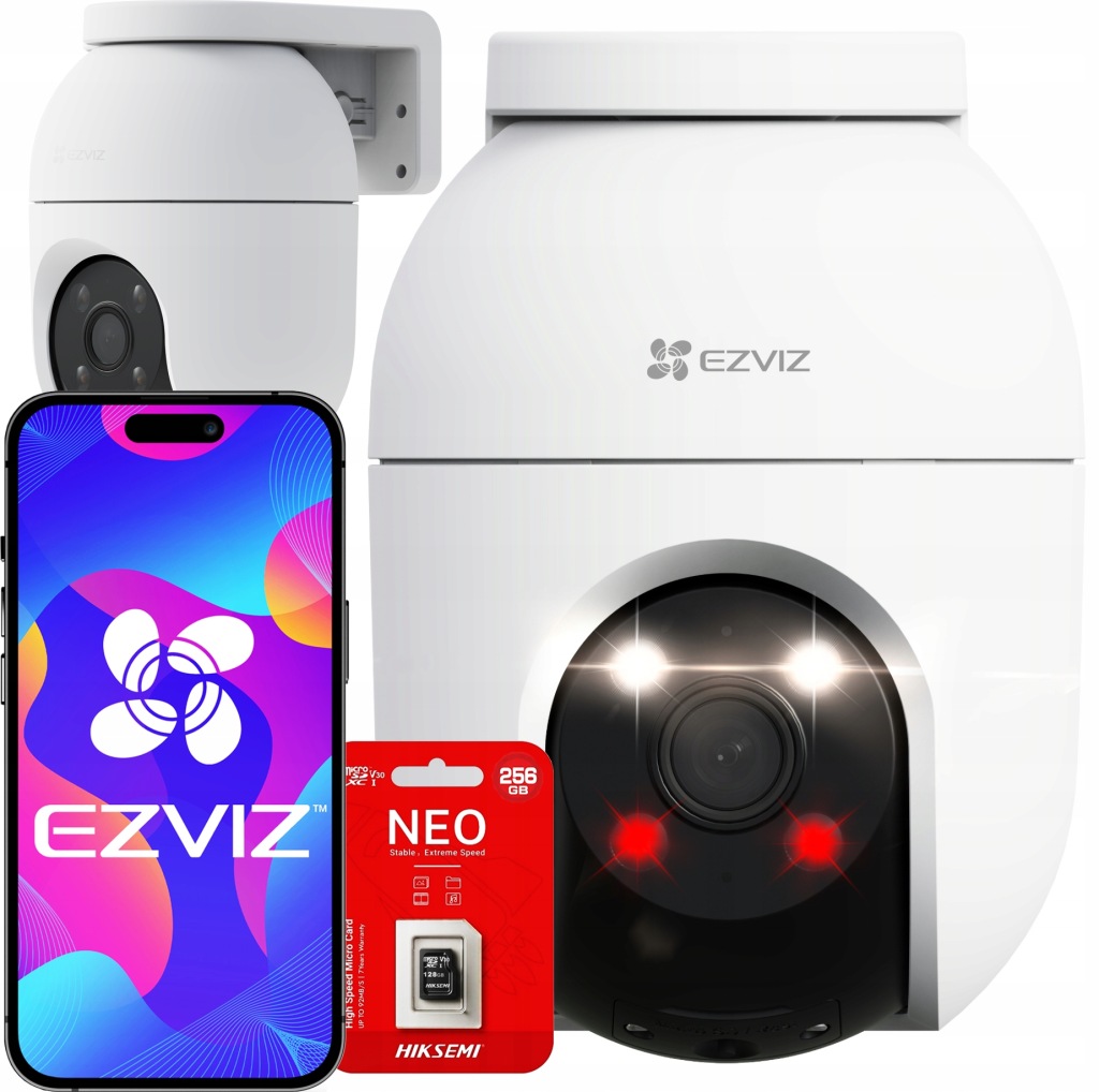 WiFi kamera 5Mpx Dual Light Venkovní C8C 3K Autotracking karta 256GB