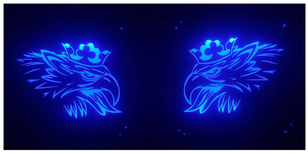 Rohové tabulky orel čtvercový Led Lightbox pro: scania daf man volvo