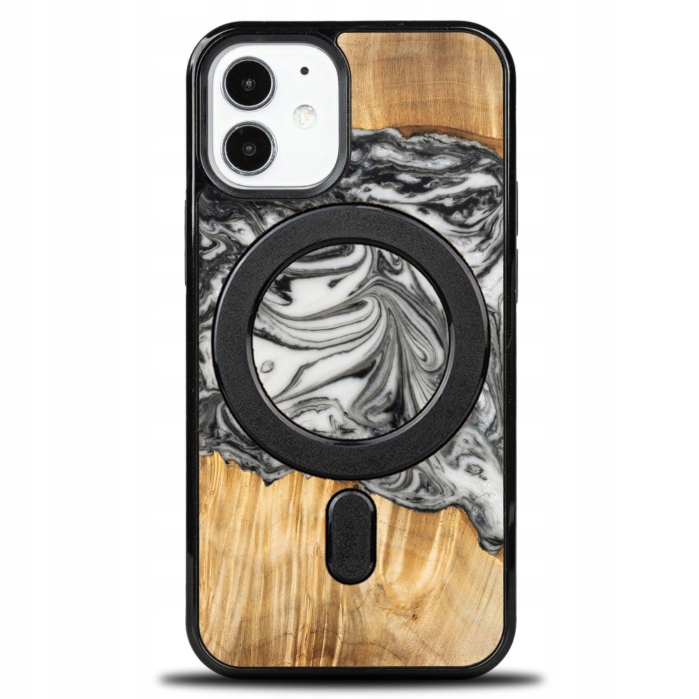 Pouzdro Bewood Unique pro iPhone 12 Mini 4 živly Země s MagSafe
