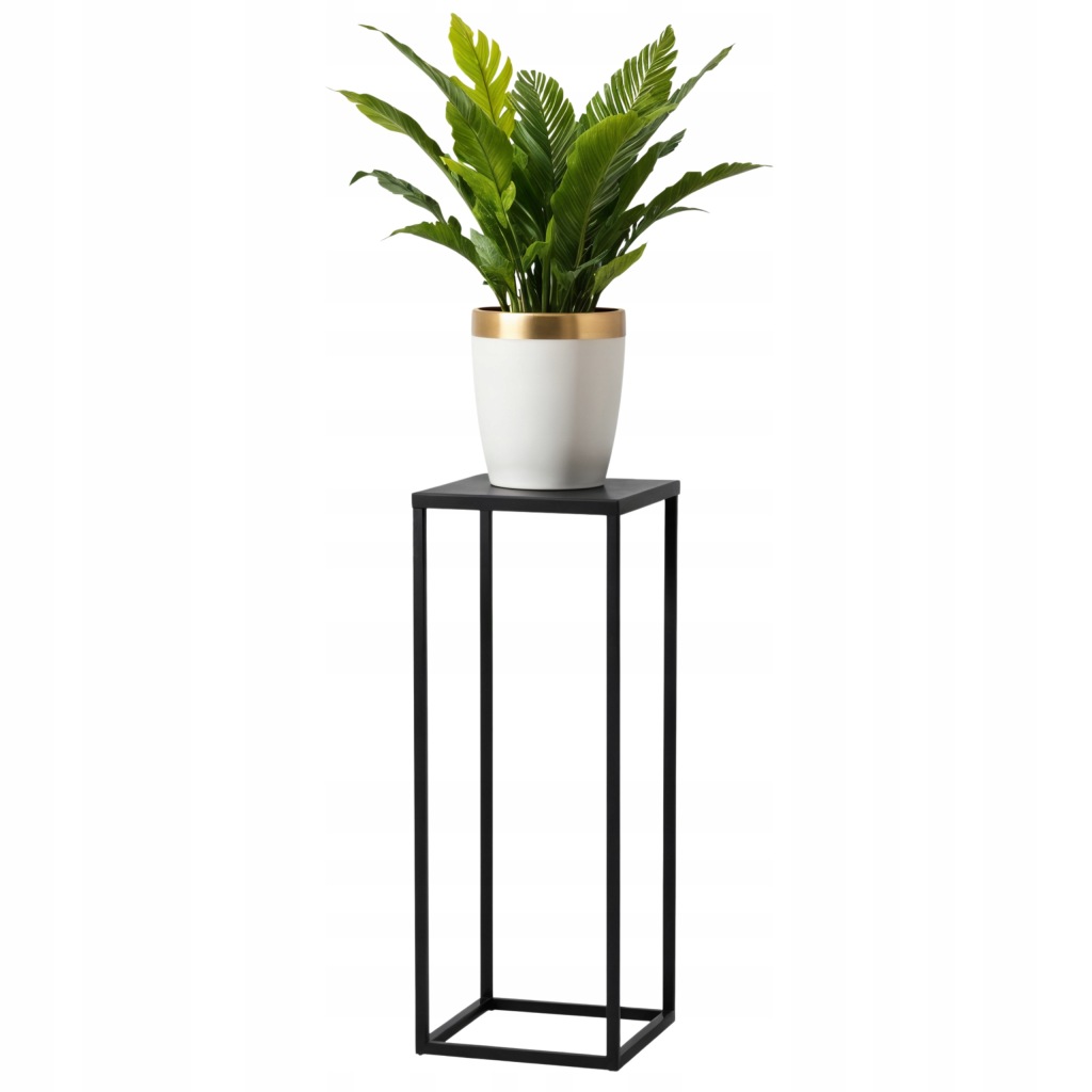 Zdjęcie okazji: 🔥 MEGA OKAZJA! Kwietnik LOFT 70cm CZARNY – Stabilny metalowy stojak na kwiaty.