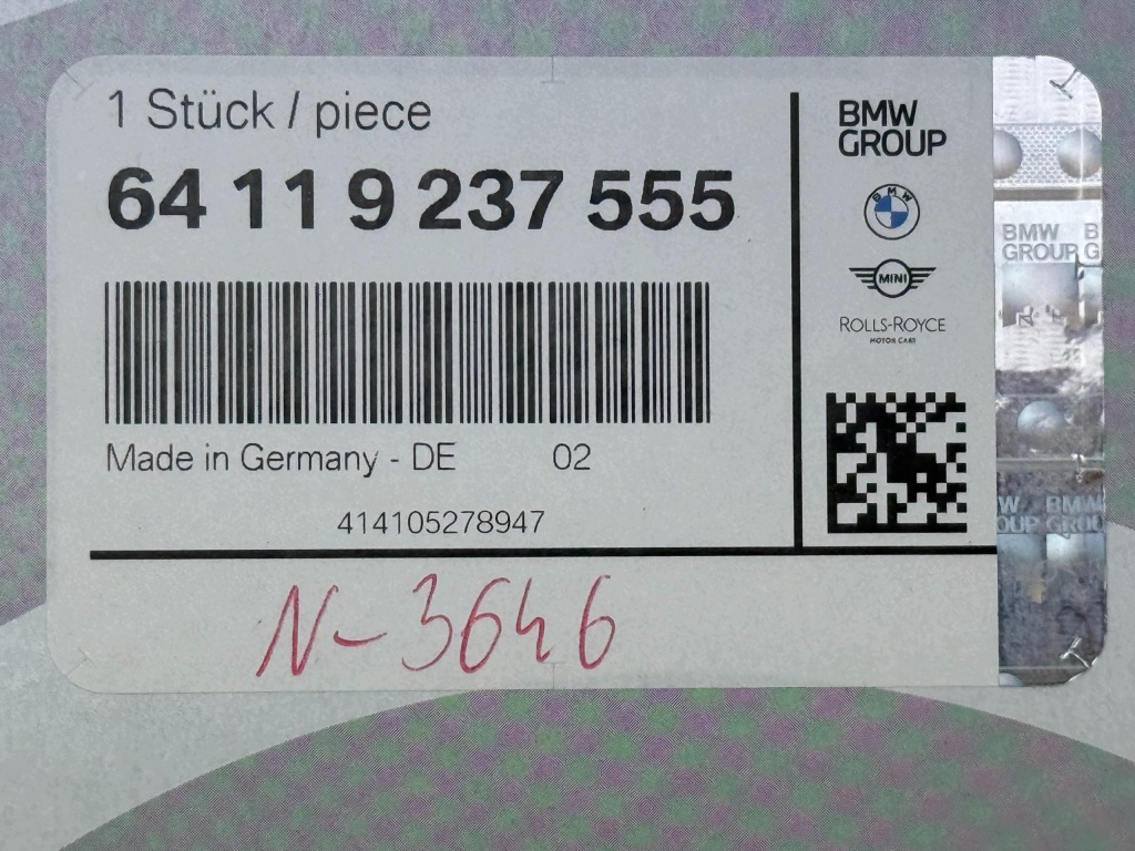 BMW F20 F30 F36 Zestaw Przeglądowy Filtr Kabinowy i Oleju Nowy OE 2463060 — zdjęcie 4