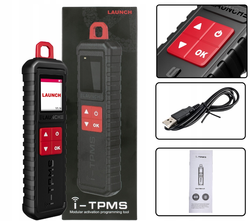 Launch X431 Tsgun Tpms Skenuje, Učí Programovat Programátor Tpms