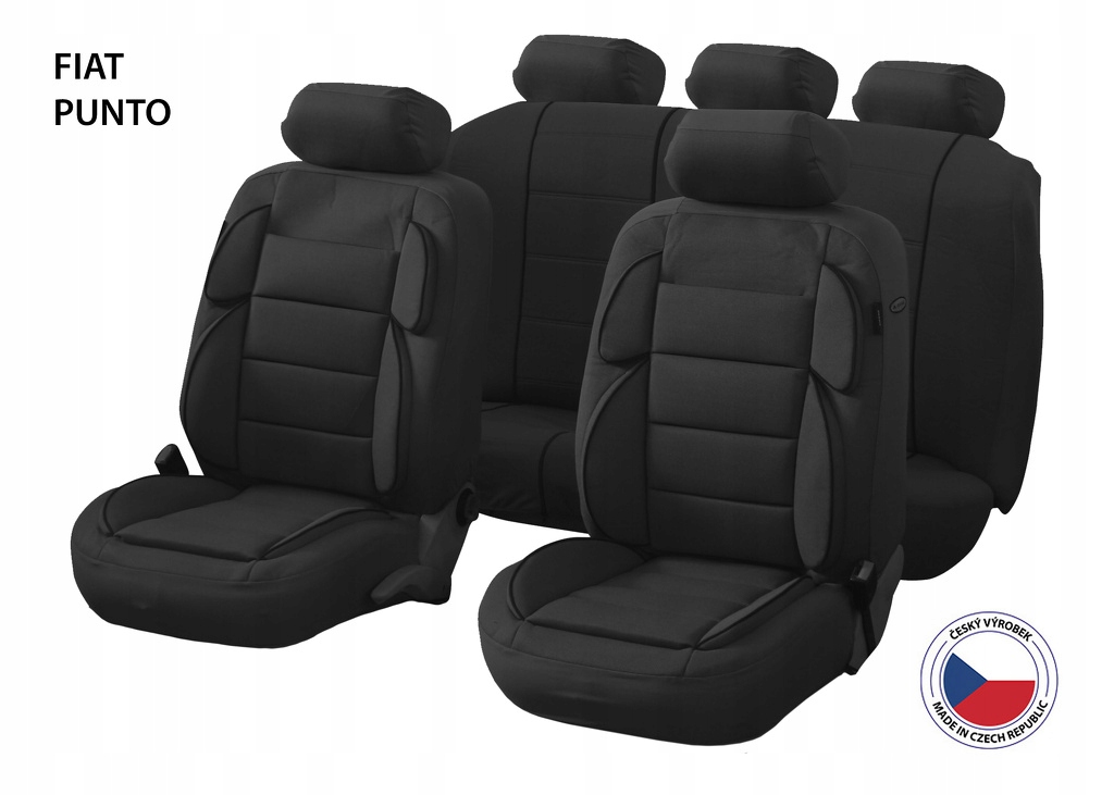 Autopotahy Perfetto Yl Fiat Punto černá