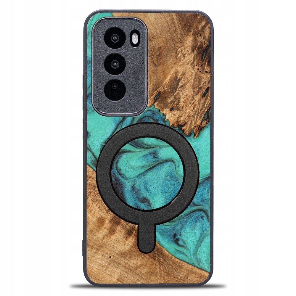 Bewood Jedinečné Pouzdro pro Oppo Reno 12 Pro 5G Tyrkysové s MagSafe