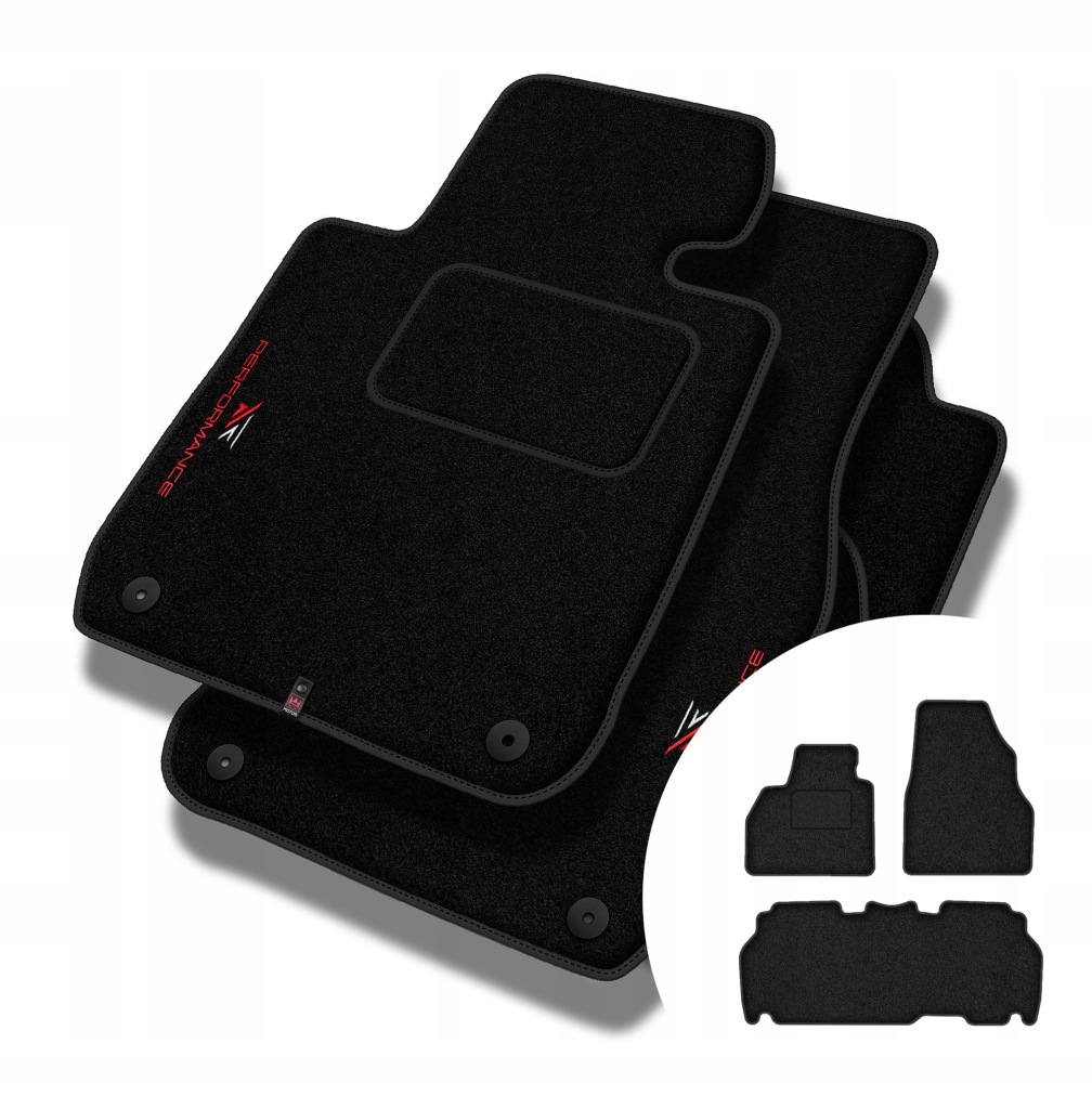 Velurové koberce Performance pro Renault Kangoo II 2007-2021