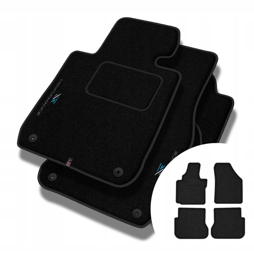 Velurové koberce Performance pro Volkswagen Caddy III 2003-2009
