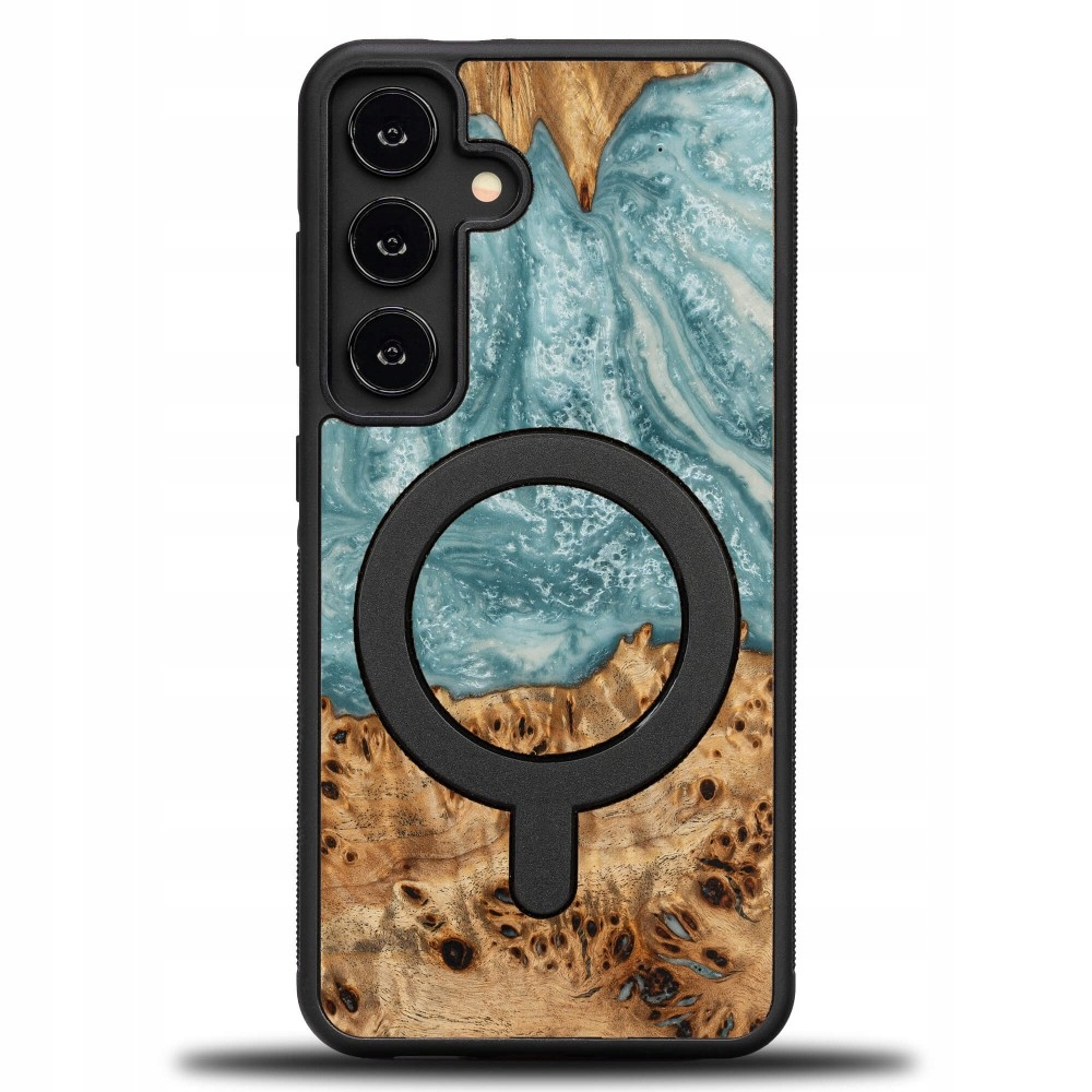 Pouzdro Bewood Unikátní pro Samsung Galaxy S24 Planety Uran s MagSafe