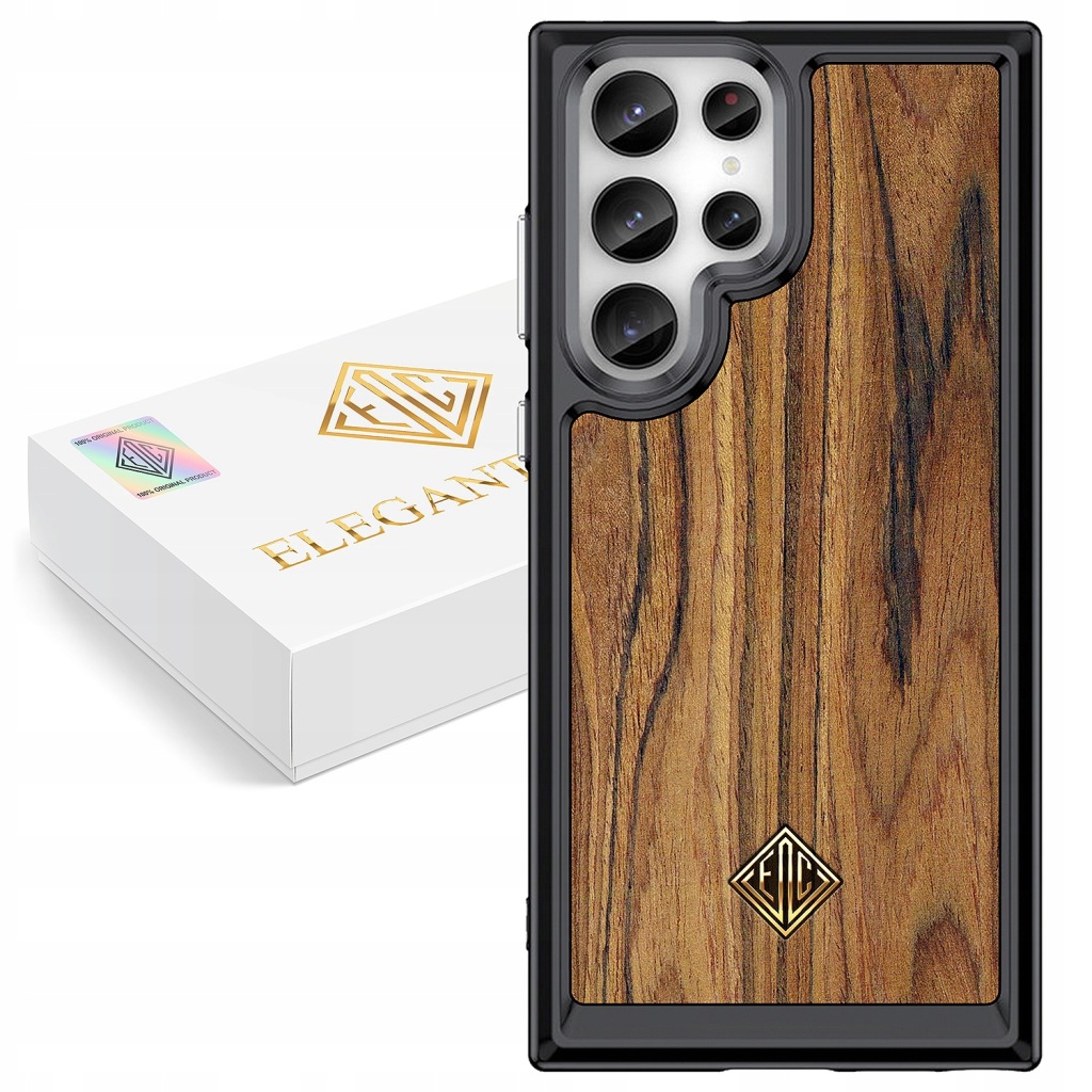 Pouzdro Pro Samsung S23 Ultra Kryt Luxusní Přírodní Dřevo Originální