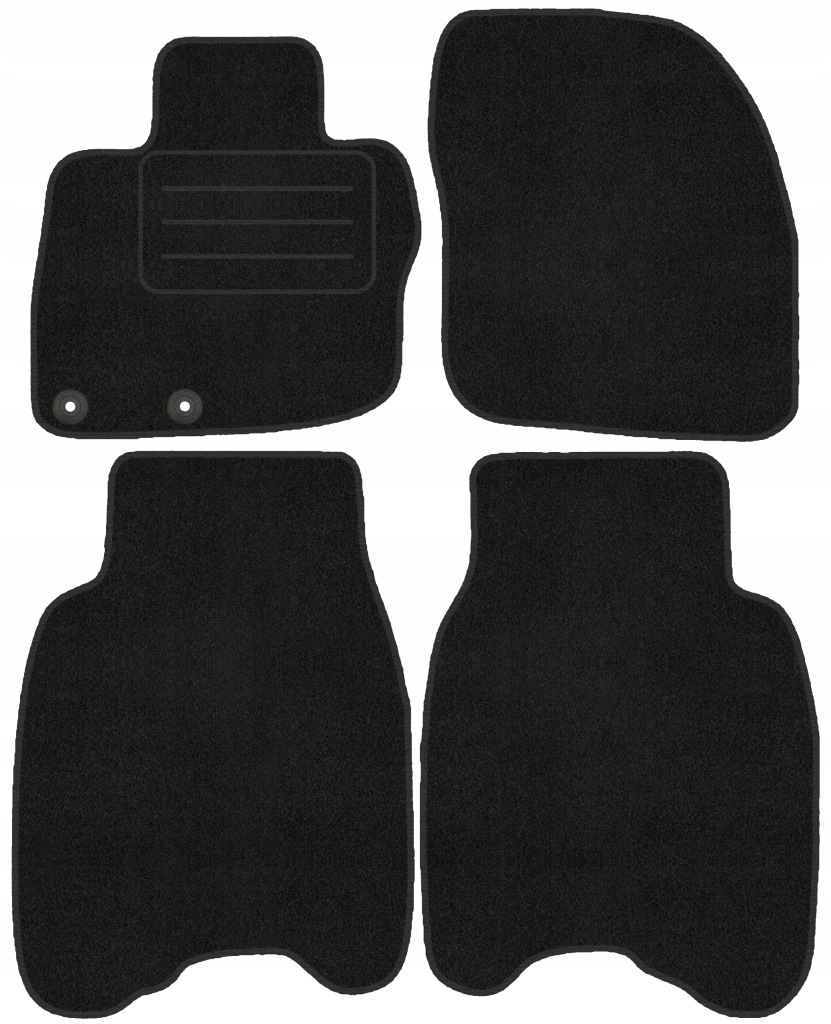 Velurové koberce Lux pro Honda CIVIC VIII Ufo (2006-2011)NA Míru Stopky