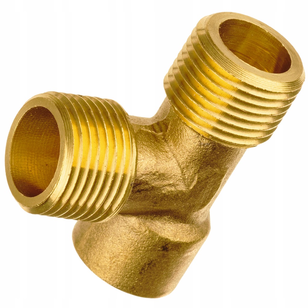Zdjęcie okazji: Trójnik rozdzielacz do Kompresora złączka 2 x 3/8" do 1/4"