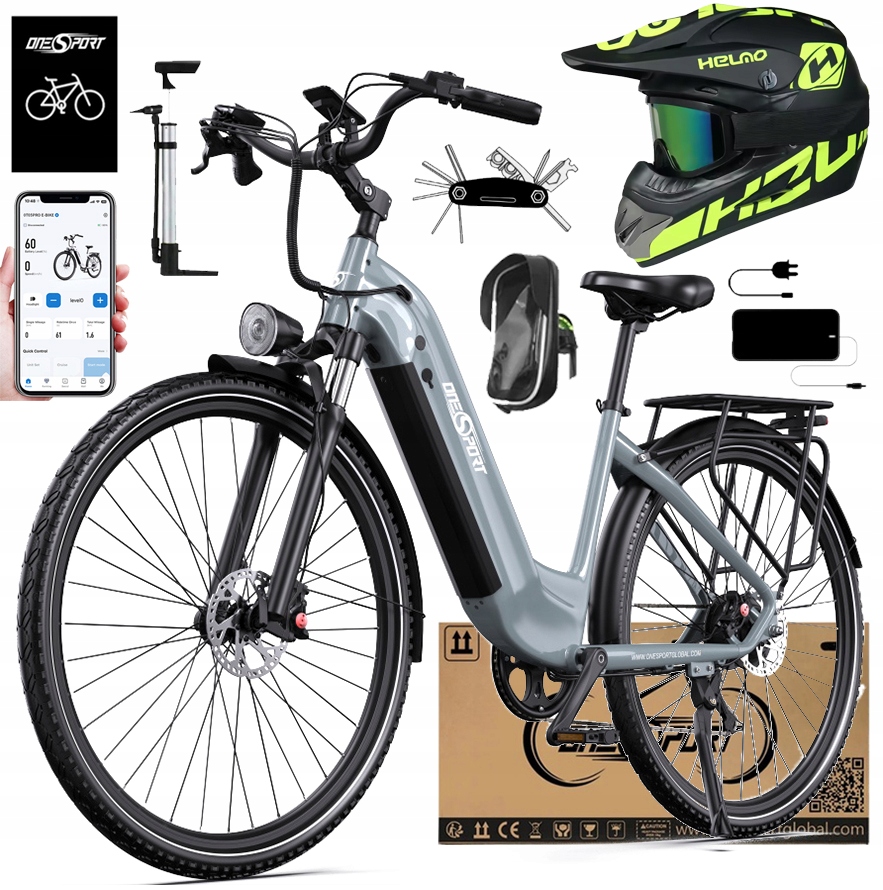Elektrokolo Onesport OT05 Pro 250W 22.5Ah 25km/h 140km 27,5" +Dárek