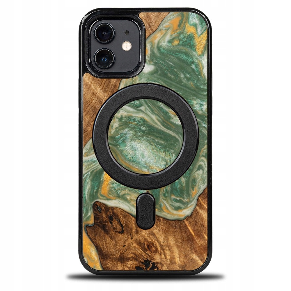 Pouzdro Bewood Unique pro iPhone 12/12 Pro 4 Živly Voda s MagSafe