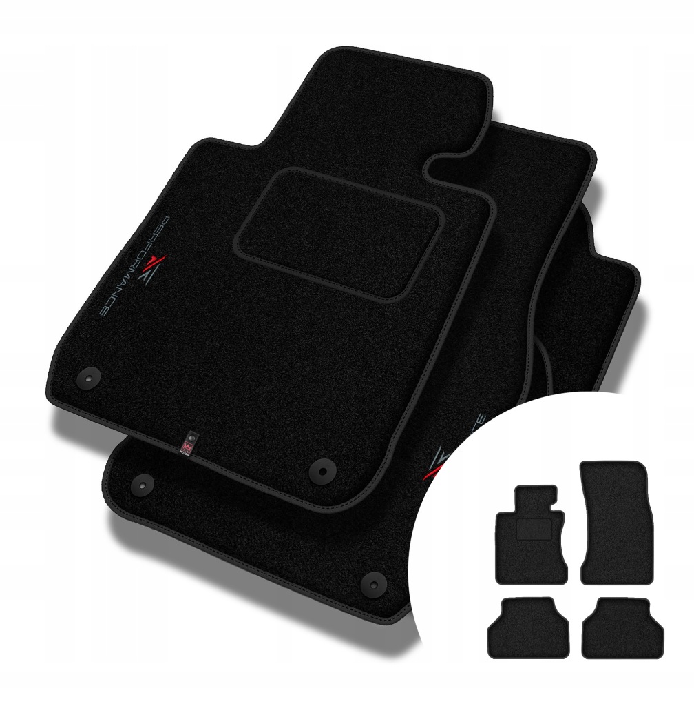 Velurové koberce Performance pro Bmw řady 5 E60 2003-2010