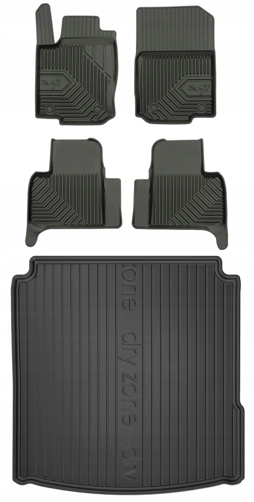 Set 77 Koberce a rohože Mercedes-Benz Gle C292 Coupe 2015-2019