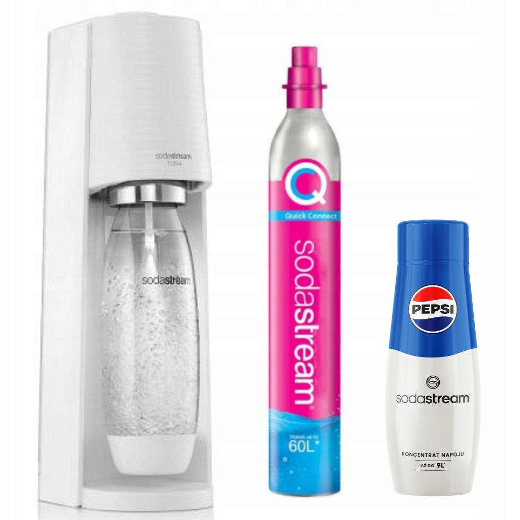 Sodastream Výrobník Sody Terra bílý Dárek Pepsi.