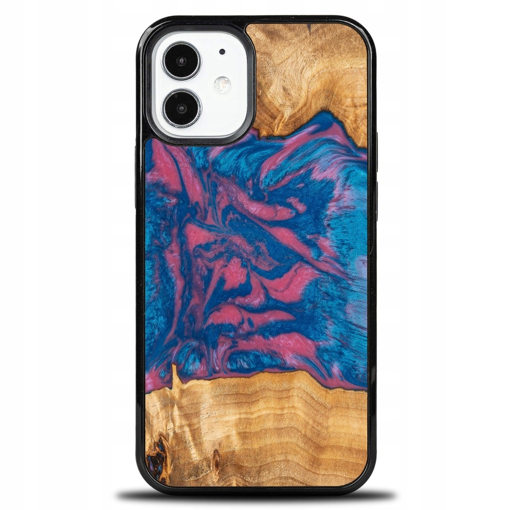 Pouzdro Bewood Unique pro iPhone 12 Mini Neonové Vegas