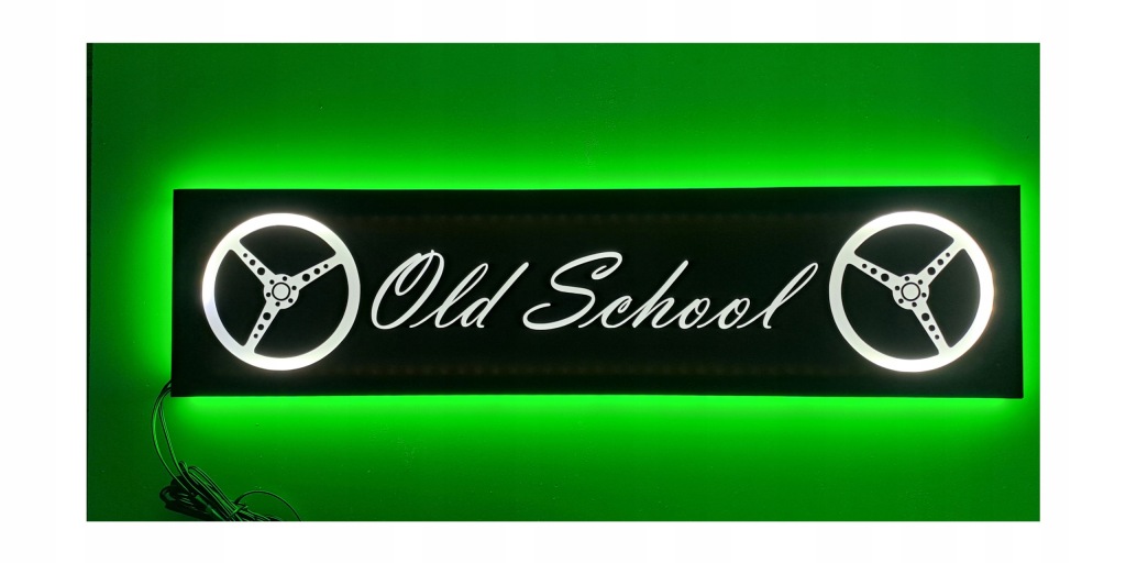 Led tabule Old School nad postel s osvětlením kabiny Tir Lkw