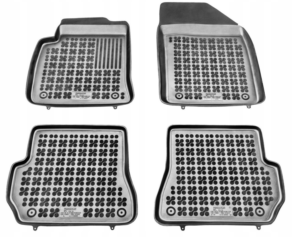 Gumové autokoberce Ford Fusion, 2005-2012, Facelif