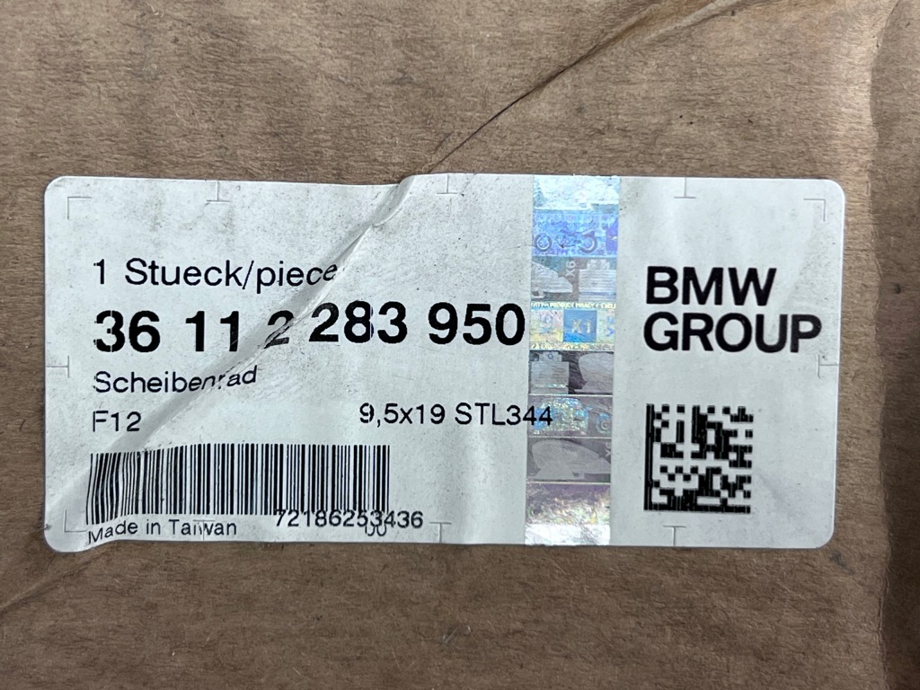 Bmw M6 F06 F12 F13 Felga 9.5Jx19 Et31 2283950 Nowa — zdjęcie 6