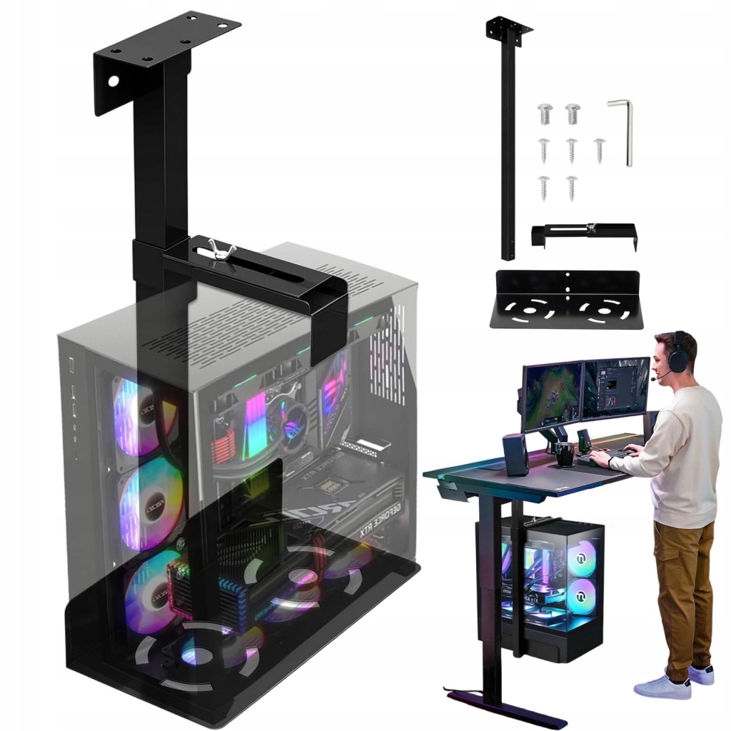 Věšák Na Počítač 35 Kg, Ideální Nosnost Pro Pc Skříně