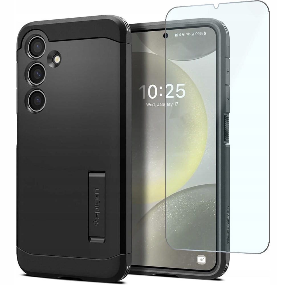 Pouzdro Spigen pro Galaxy S24, silné, ochranné, stylové, pouzdro tvrzené sklo
