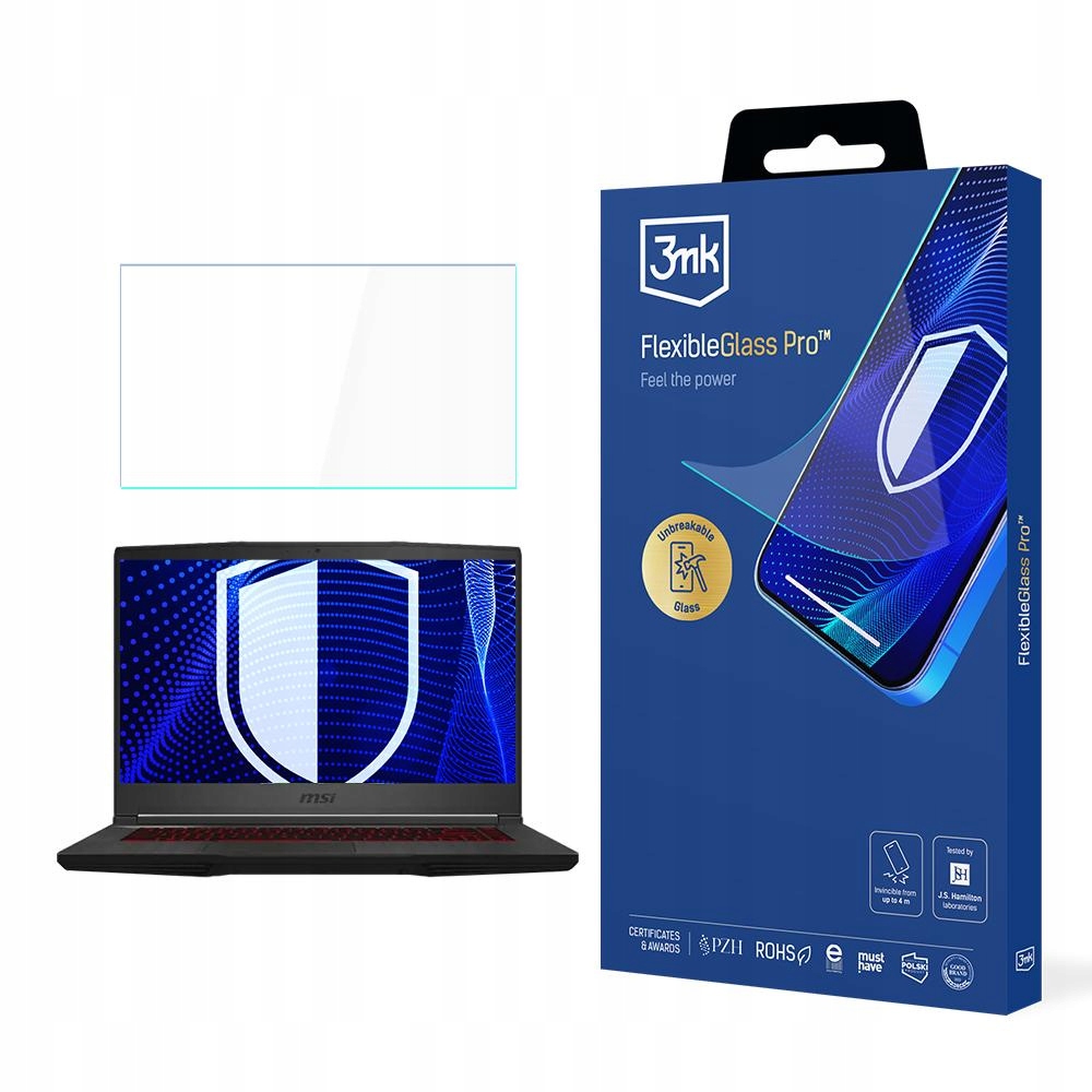 Sklo pro Msi Bravo 15 – up to 15" 3mk FlexibleGlass Pro