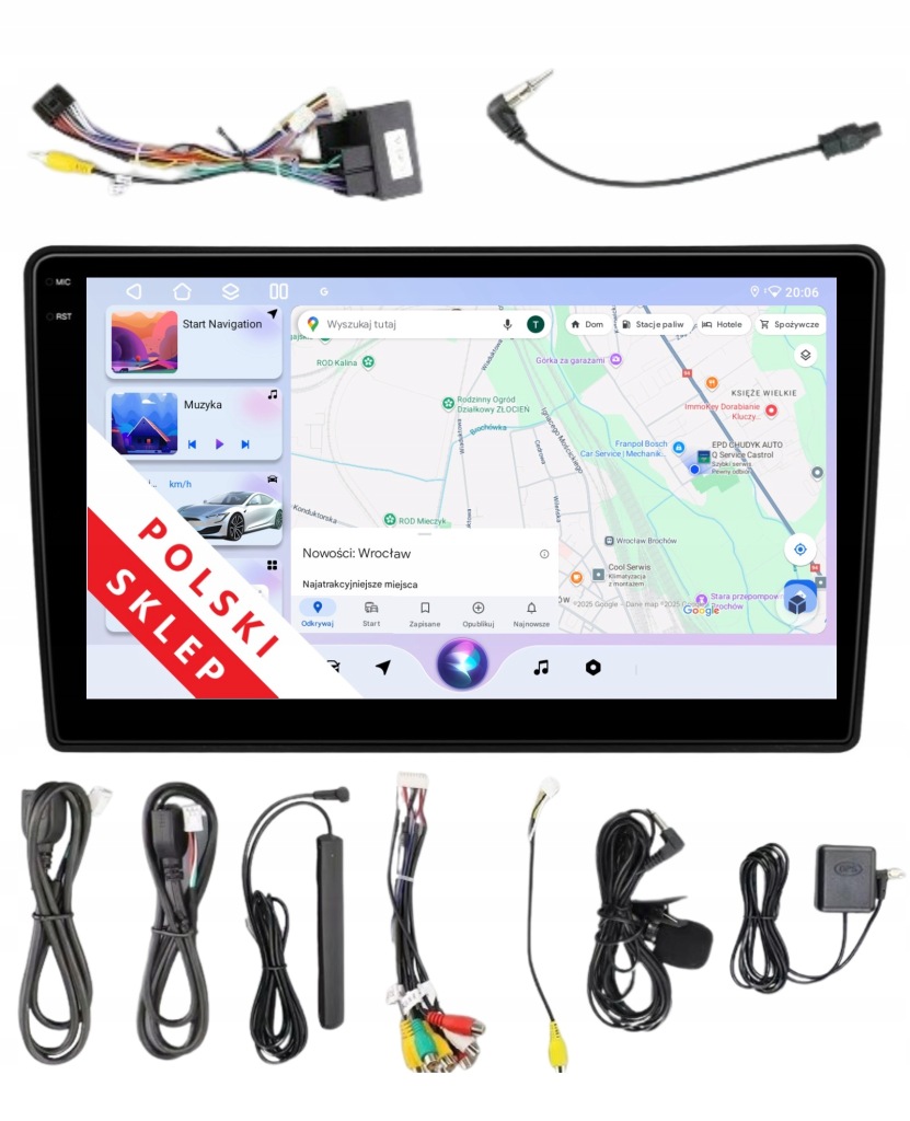 Rádio 2DIN Navigace Android Citroen C5 3 III 6/128 Gb Dsp Carplay Lte